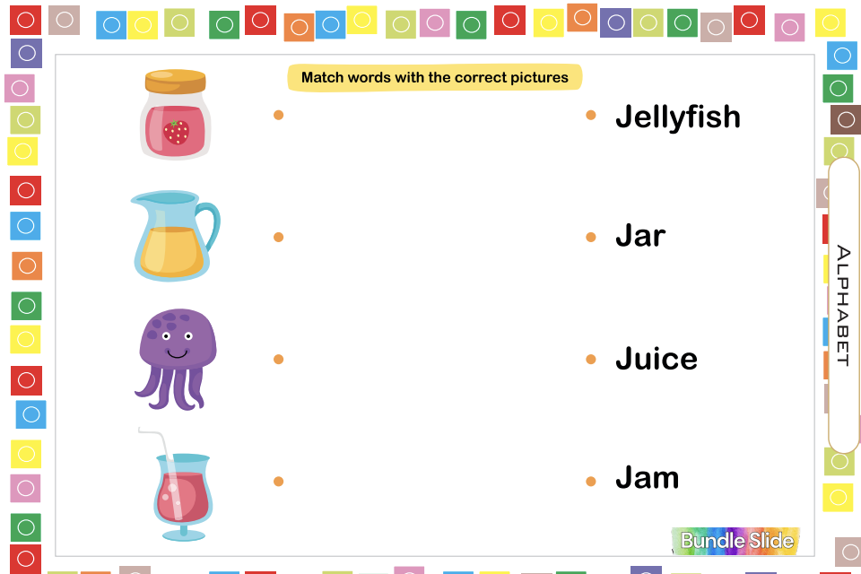 Match The Words Template